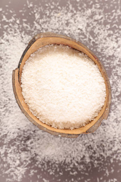 istock coconut bowl and coconut powder 1219116900