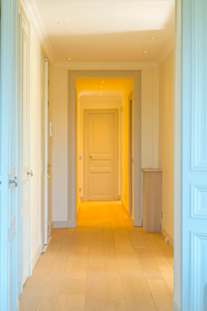 istock Corridor in a private luxury apartment. 1219117052