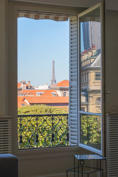 istock View from the window of the Eiffel Tower in Paris. 1219118272