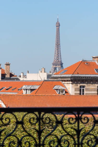 istock View from the window of the Eiffel Tower in Paris. 1219118283