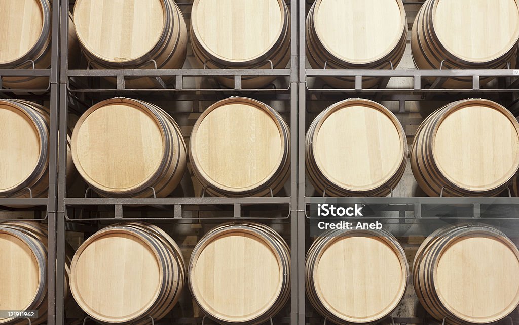 barrels of wine  Alcohol - Drink Stock Photo