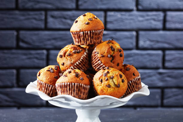 istock homemade Banana chocolate chip muffins 1219120545