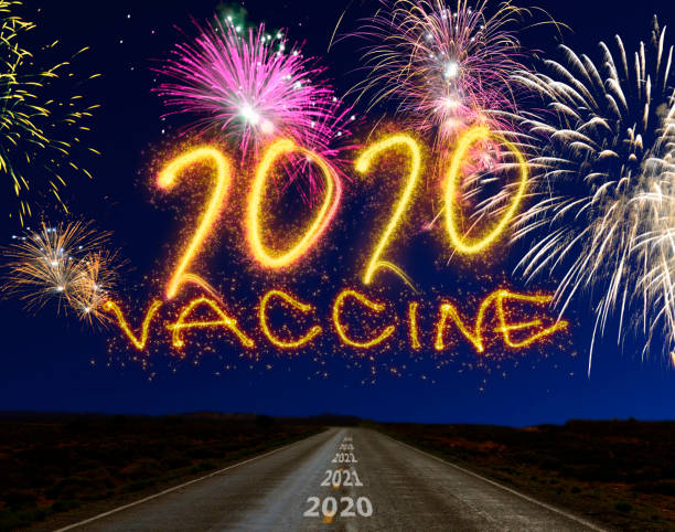 istock Fireworks celebration for new vaccine against virus 1219121068