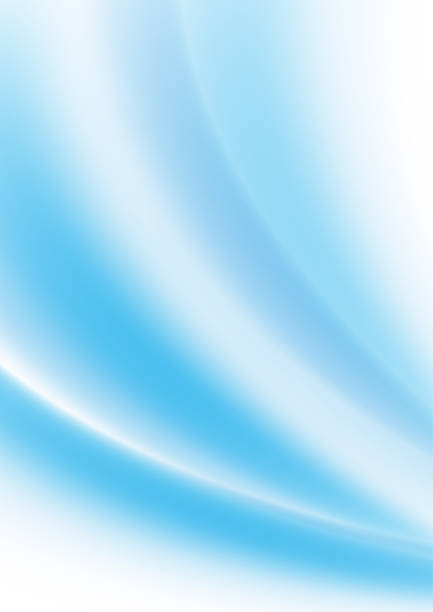 Abstract background of smooth curves Abstract background of smooth curves, vector illustration. light blue silk stock illustrations
