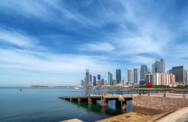 istock Qingdao Cityscape, China 1219130288