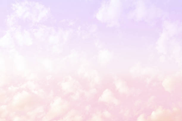 istock Sky and cloud with pastel colorful background . 1219130521