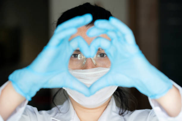 istock Heart Shape with doctor 1219131671