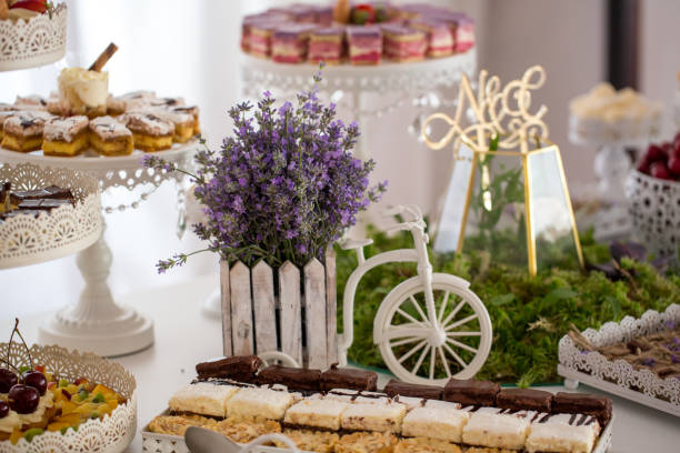 istock Beautiful candy bar with delicious sweets 1219137828
