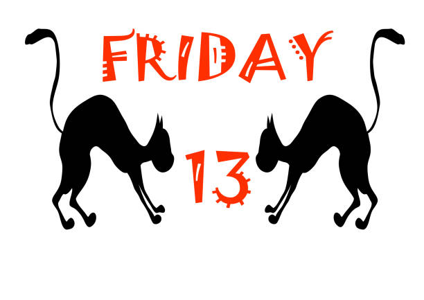 Template for the text for the date Friday 13. Template for the text for the date Friday 13. Halloween. Horror. Place for text. Background image. Place for text. Calendar date. Poster. Booklet. Promotional event. Greeting card. friday the 13th vector stock illustrations