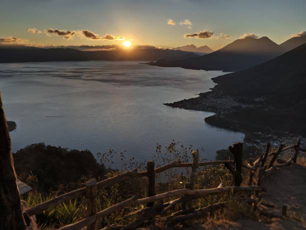 istock Sunrise in Atitlan lake 1219145899