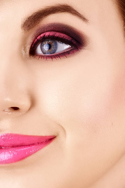 istock beautiful woman face closeup 121914835