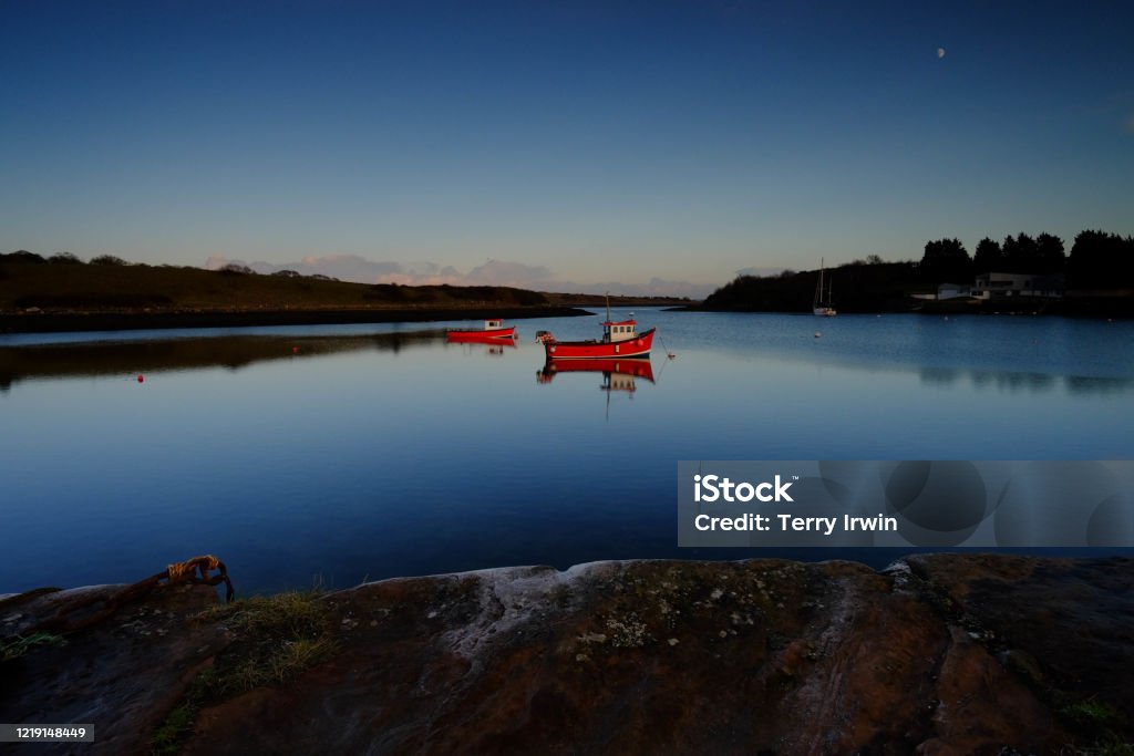 Boats Boats on Strangford Lough Strangford Lough Stock Photo