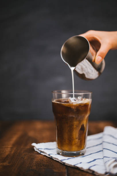istock Iced Latte on wooden table 1219154958