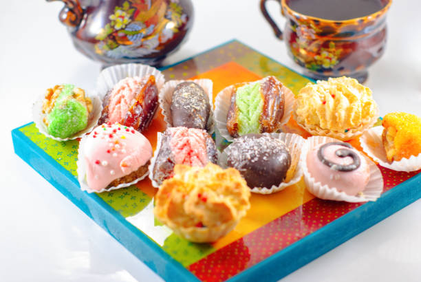 Middle Eastern Desserts. Arabic Sweets. Henna and Mimouna Cookies