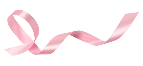 istock A pink ribbon isolated on a white background with clipping path. 1219156811