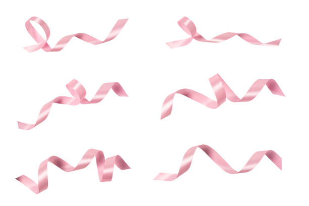 istock A pink ribbons isolated on a white background with clipping path. 1219156833