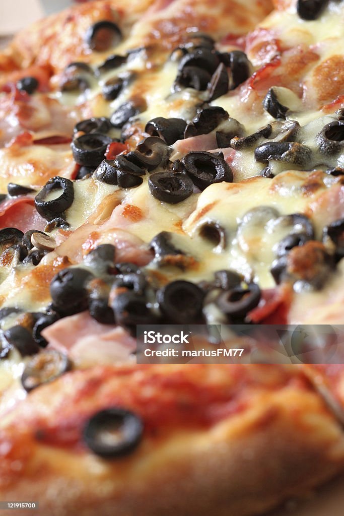 pizza - Foto de stock de Azeitona Preta royalty-free