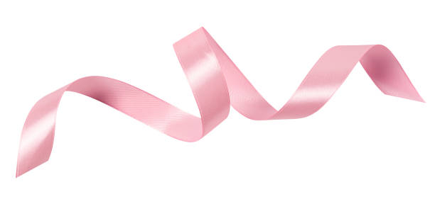 istock A pink ribbon isolated on a white background with clipping path. 1219157364