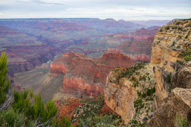 istock Rock wall and view to the Colorado River 1219161808
