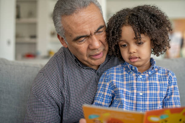 istock Grandfather and grandson 1219166170