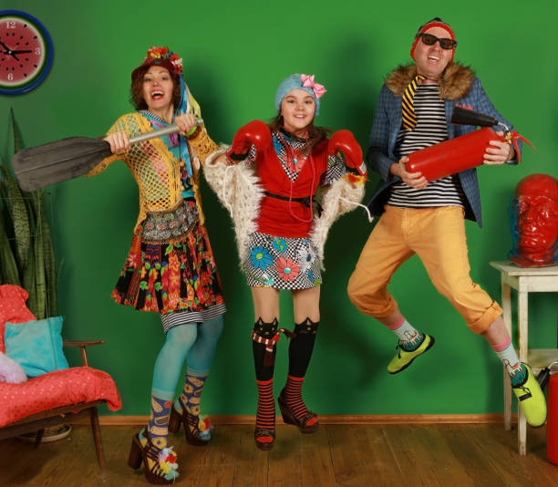 istock A freaky family have fun in the studio 1219166198