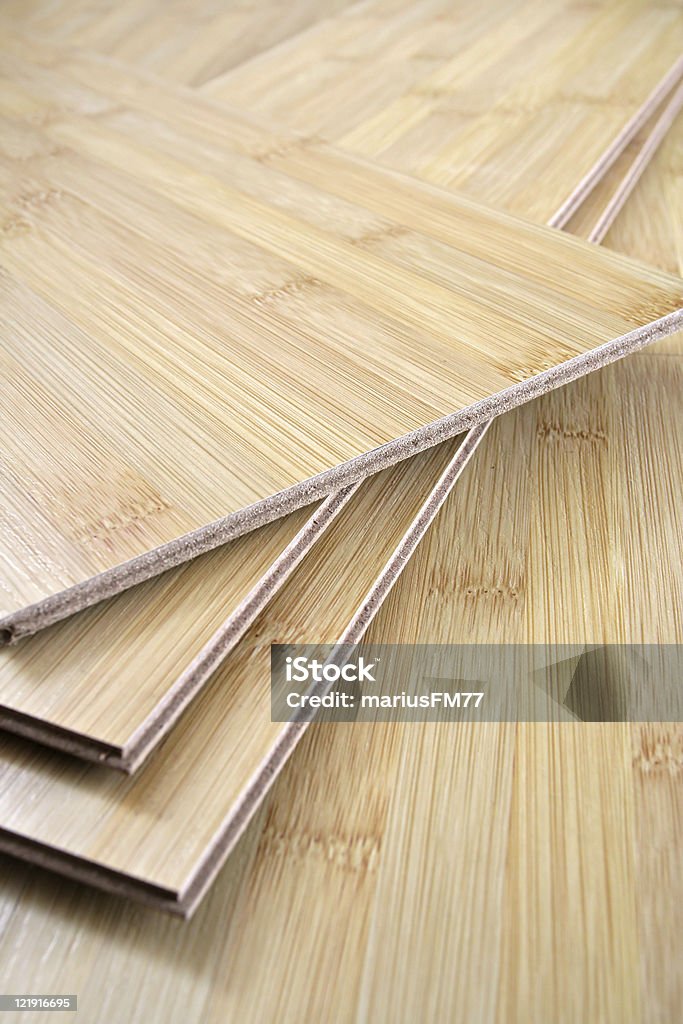 Bambú piso de madera - Foto de stock de Bambú - Material libre de derechos