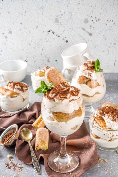 istock Traditional italian dessert tiramisu 1219168903