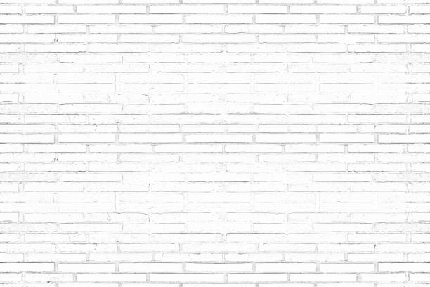 istock Modern white brick wall texture background for wallpaper and graphic web design. 1219169158