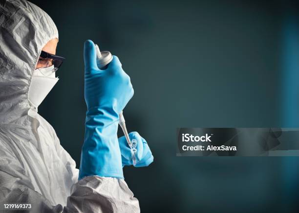 Medical Antiviral Research Stock Photo - Download Image Now - RNA, Laboratory, PCR Device