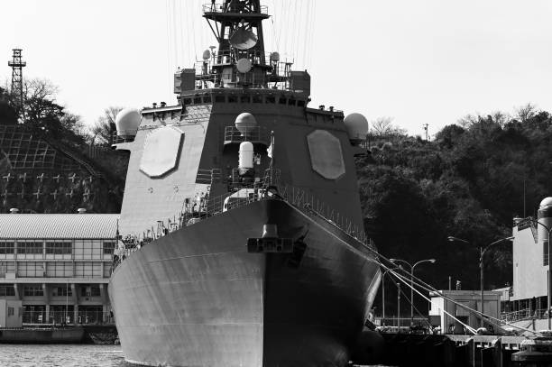 A US Navy helicopter carrier in Norfolk Virginia