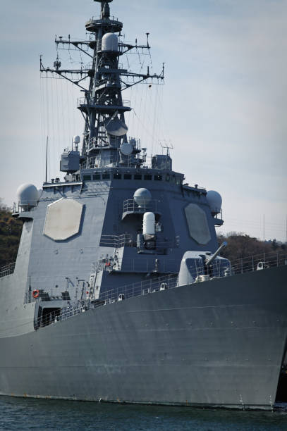 istock Japanese missile destroyer 1219170819
