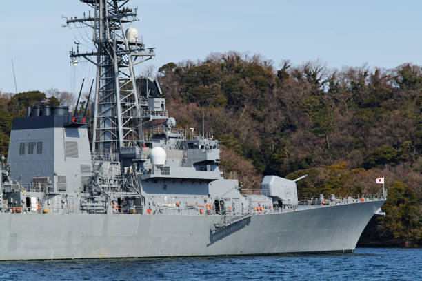 istock Japanese missile destroyer 1219170825