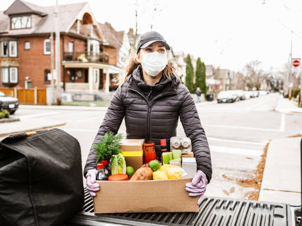 istock COVID-19, Home food delivery during lockdown 1219171230
