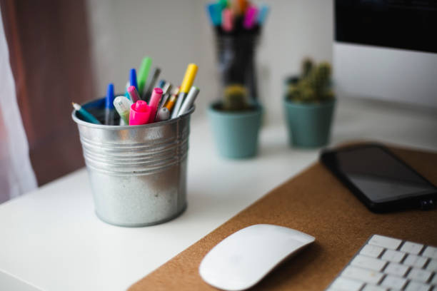 Bunch of pencils on a desk