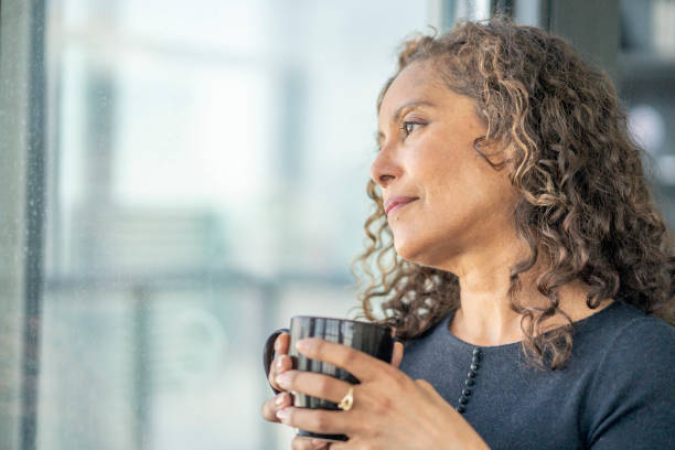 istock Senior woman contemplates 1219175532