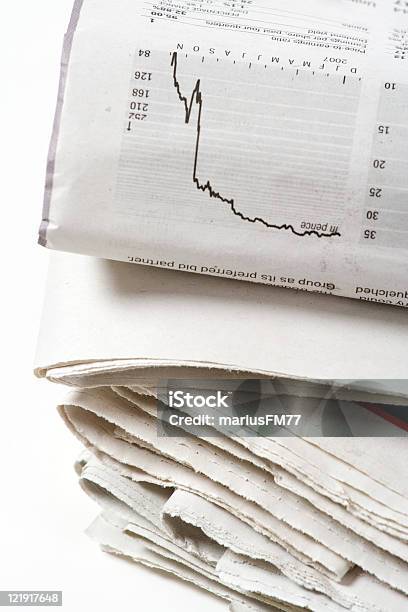 Las Noticias Finanzas Foto de stock y más banco de imágenes de Analizar - Analizar, Anuncio, Artículo