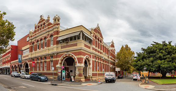 Fremantle, Australia - March 14, 2020: The old Fremantle Post Office building at Market St, Fremantle, Australia.