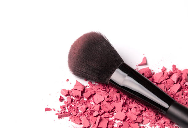 istock Eye shadow and make-up brush close-up 1219178630