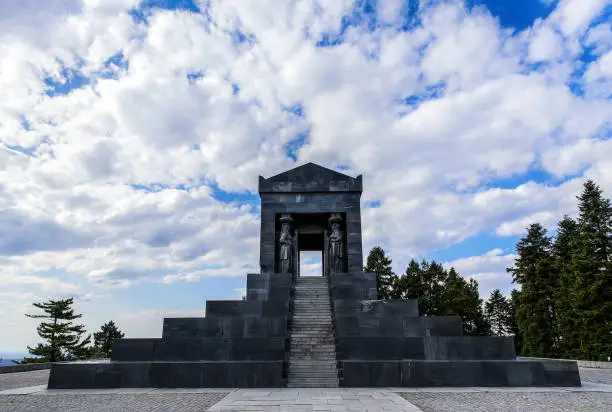 Photo of Monument to the Unknown Soldier from World War I on Avala, Belgrade, Serbia