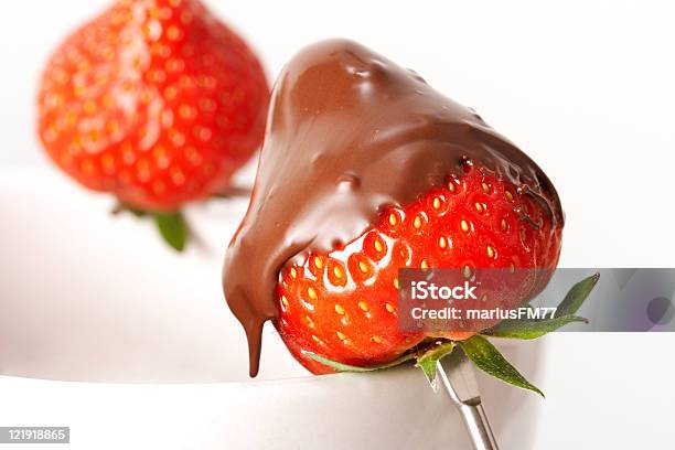 Chocolate Fondue Stock Photo - Download Image Now - Berry Fruit, Chocolate, Chocolate Dipped