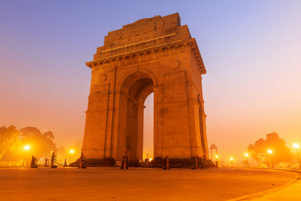 istock India Gate in New Delhi, evening view 1219189587