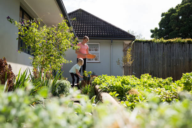 istock Hunting for Easter Eggs in the garden with my mom 1219190921
