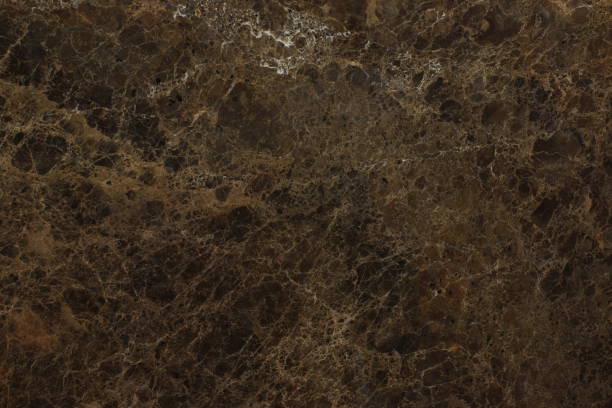 istock Natural brown marble with a beautiful pattern called Emperador Dark 1219192319