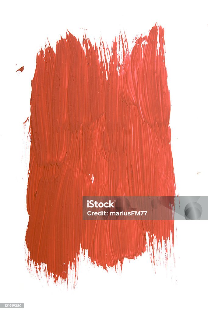 Fundo vermelho pintado - Foto de stock de Criatividade royalty-free