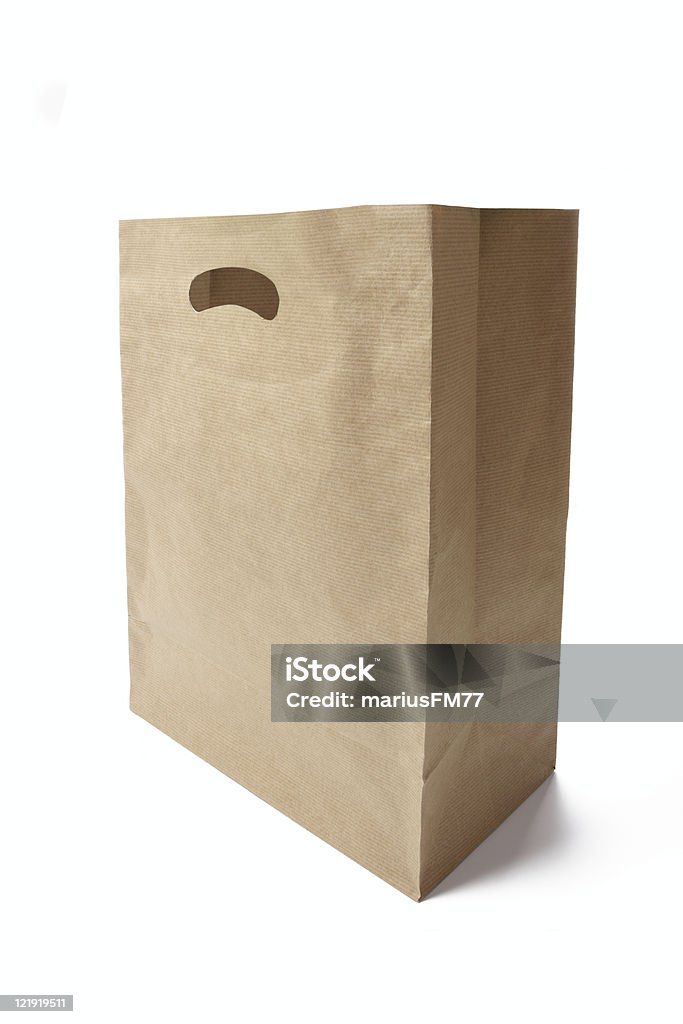 茶色の紙製バッグ - からっぽのロイヤリティフリーストックフォト