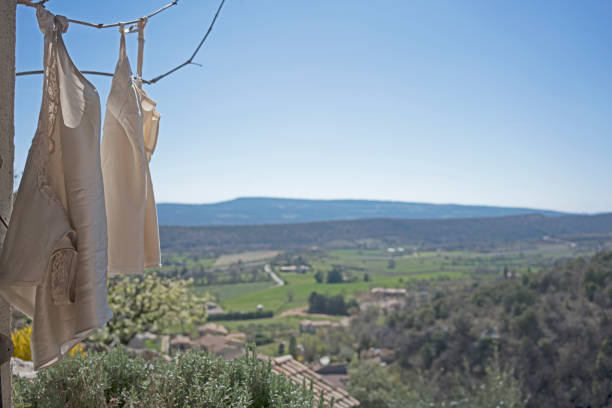 Laundry in a village