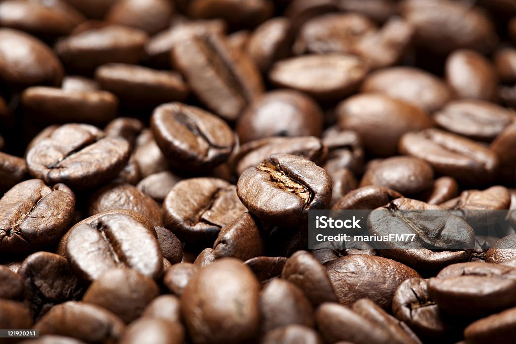 coffee beans background  Agriculture Stock Photo