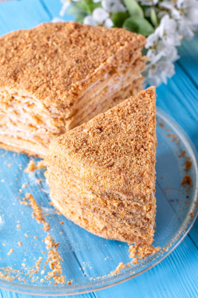 istock Sweet homemade honey cake 1219202756