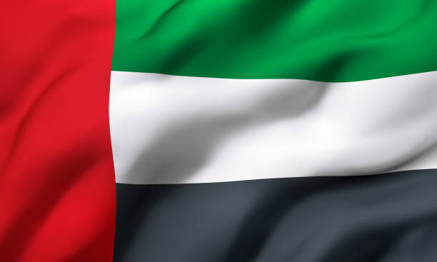 istock Flag of The Emirates blowing in the wind 1219202856