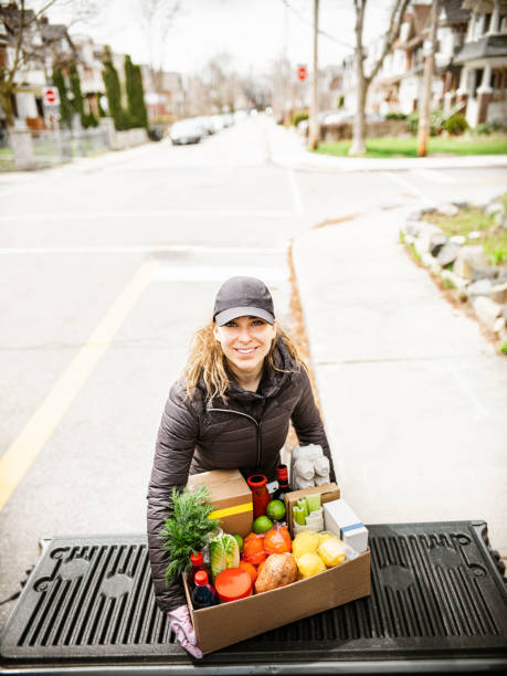 istock COVID-19, Home food delivery during lockdown 1219203417